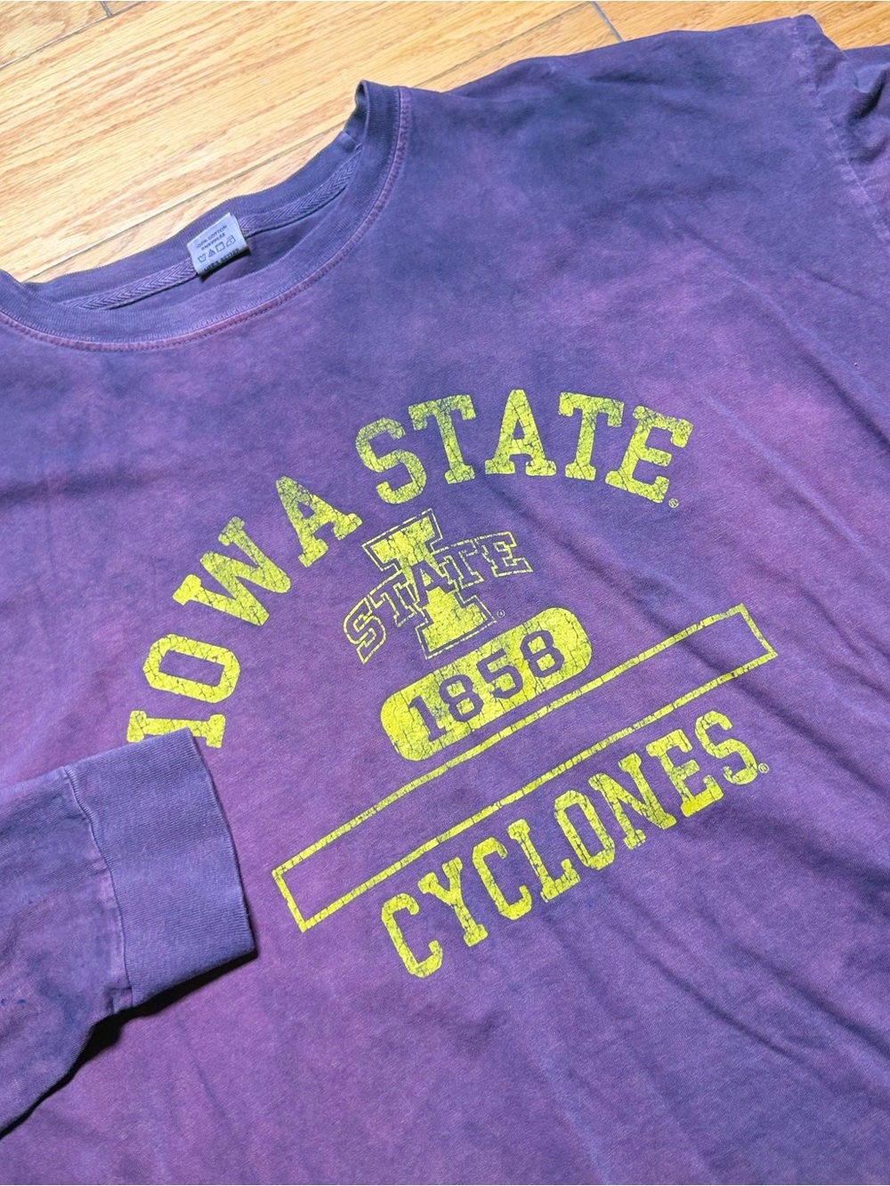 Iowa State Cyclones Purple Long-Sleeve Tee